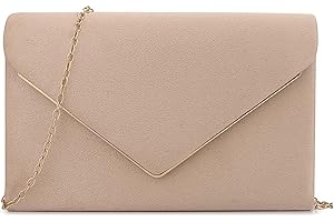 BBjinronjy Bolsos de noche para mujer, bolsos de mano para boda, fiesta, cóctel, graduación, bolso cruzado de gamuza sintética con cadena desmontable