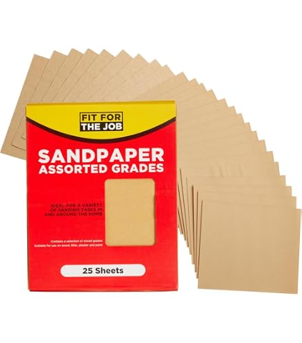 Papier Abrasif Corindon KWB Grain 180 - 230x280 Mm - Ponçage Bois/Métal - Support Résistant
