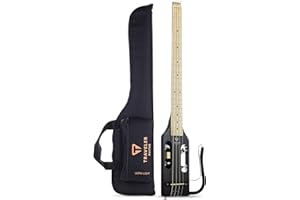Traveler Guitar ULB BKGMP Guitare basse ultra-légère Noir brillant