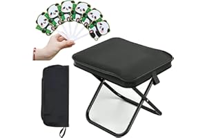 Rliocvhe Campinghocker Faltbarer Camping Hocker Tragbarer Klapphocker,Klein Leicht Sitz Falthocker Outdoor,Mini Campingstuhl Hocker Klappbar für Wandern Garten Angeln Grillen Strand