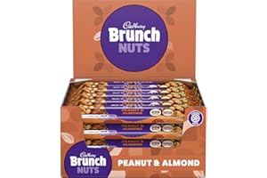 15 BARRETTE DI CIOCCOLATO AL LATTE CADBURY NUTTIER MANDORLE E ARACHIDI PROTEINE