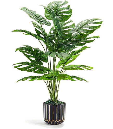 TenWaterloo 61 cm knstliche Marihuana-Pflanze, Topfpflanze,  Cannabis-Pflanze : Amazon.de: Kche, Haushalt & Wohnen
