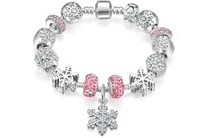 Presentski Charm bransoletka urodzinowa posrebrzana charmsy