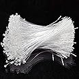 Sampada Synthetics 7" White 5000 Pcs Plastic Loop Lock Pins Tag Fastener Hook Ties