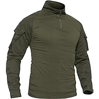 Combat Shirt Herren Tactical Langarm - Atmungsaktiv & Schnelltrocknend