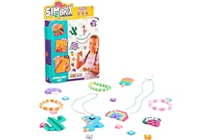 Simbrix Connect & Wow pack joyería, juego de construcción para crear joyas sin necesitar planchas, agua o pegamento, juguete para niños y niñas de más de 5 años, Bizak (64008000)