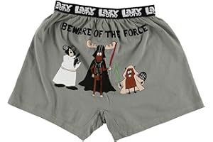 Lazy One Funny Animal Boxers, Novelty Boxer Shorts, Humorous Underwear, Gag Gifts for Men, Bear Themed Boxers