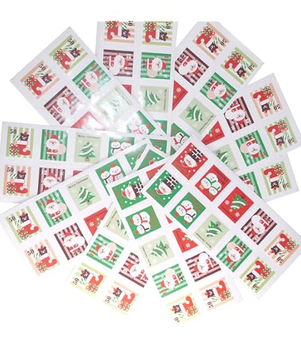 Brief An Den Weihnachtsmann Set – 8-teiliges Kit Mit Karten, Umschlägen & Aufklebern Für Wunschliste