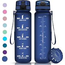 Ecosa Yummy Buddy Borraccia Bambini 500 Ml - Senza BPA - A Prova Di Perdite Con Beccuccio - Per Scuola E Sport - Blu