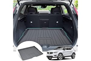 GAFAT Compatible with Volvo XC40 C40 Recharge 2018-2024 2025 Boot Liner, XC40 2023 Boot Mats Rubber, Boot Tray Protector, Non-Slip Car Boot Cover Original 3D Scanner TPO, XC40 Mats, XC40 Accessories