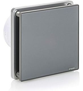 Sterr Silver Bathroom Extractor Fan With Timer 100 Mm 4 Bfs100t S Amazon Co Uk Diy Tools