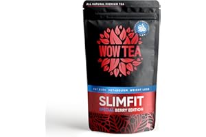‎WOW TEA WOW TEA Berry SlimFit Tee: Ganz natürliches 21-Tage-Programm für ein gesünderes, schlankeres Ich (1er-Pack, SlimFit)