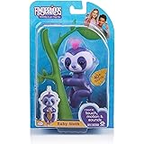 Fingerlings sloth purple Marge 3752 interactive toy, reacts to sound, movements and touches