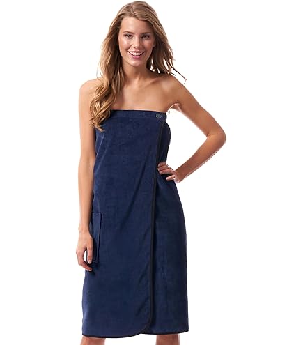 Brandsseller Damen-Sauna-Sarong Set - Inkl. Handtuch, 100% Baumwolle