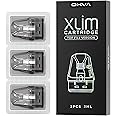 Oxva Xlim Pods - V3 1.2 Pods Compatible With OXVA XLIM Pro Kit, Xlim SE, Xlim Go & Xlim Classic - 2ml Top Filling Cartridge - Built in Mesh Coil for E-Cigarettes 12-16w Vape Pod No Nicotine (Pack-3)