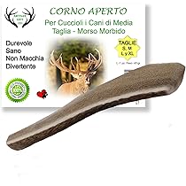 Corno Di Daino Naturale Per Cani - Snack Da Masticare 100% Naturale, Peso 150gr - Foto 10