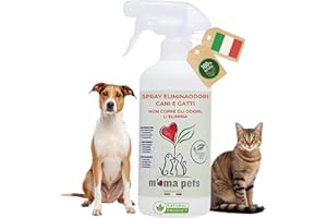 M' MA PETS Mama Pets Espray Quitaolores de Perros y Gatos, Adecuado También para los Malos Olores Más Obstinados y Persistentes, 500 ml