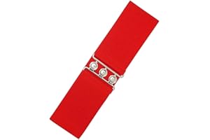 Ro Rox Retro Vintage-Stil Elastischer Weiter Gurt Gürtel - DE 34-54