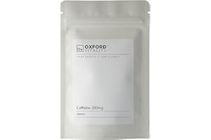 OV OXFORD VITALITY Caffeine 200mg Tablets | Supplements for Pre-Workout Energy | Oxford Vitality