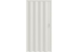 ESTO Porta a Soffietto da Interno 84 x 215 cm Misura, Economy, Premium, Deluxe quality, Porta Scorrevole 10 Colori diversi Bianco, Noce, Legno Scuro e Chiaro (Premium, Bianco Venato)