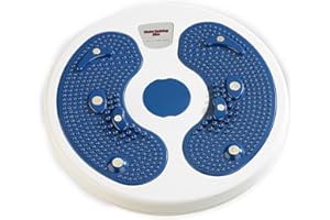 ‎NEWGEN MEDICALS Newgen Medicals Hüfttrainer: Fitness Waist Twisting Disk für die schlanke Taille, Ø 28cm, bis 90kg (Fitness Drehscheibe Übungen, Balance Board, Hüft-Trainer)