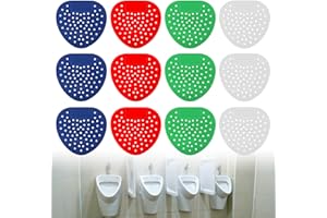 HFDONGL 12 Piezas Filtros de Urinario Pantalla Urinario Alfombrillas de Urinario Perfumada Desodorante de Urinario Rejilla de Urinarios Urinario Ambientador para Todos los Lugares Comerciales y Apartamentos