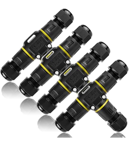 Wasserdichte Kabelverbinder IP68 3-polig - Für Außenbereich & Erdkabel 4-11mm