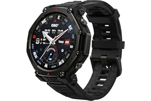 Amazfit T-Rex 3 Pro Outdoor Smartwatch 48 mm Safir AMOLED-skärm, titaninfattning, dubbla band GPS, offline-kort, 25 dagars ba