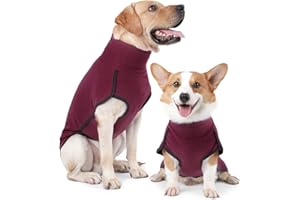HEYWEAN Felpa per cani Gilet in pile elasticizzato Pullover per cani caldi Pullover per cani di piccola e media taglia Abbigliamento invernale per interni ed esterni