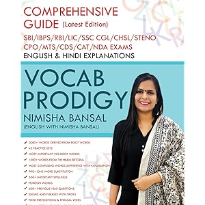 VOCABULARY PRODIGY - ENGLISH WITH NIMISHA BANSAL