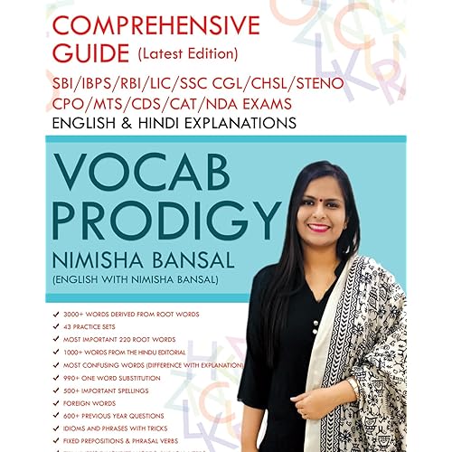 VOCABULARY PRODIGY - ENGLISH WITH NIMISHA BANSAL
