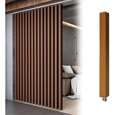 Séparateur De Pièces Séparateur De Pièce 2 Panneaux Largeur 60cm, Pas De Perçage Cloison De Séparation Petite Pour Le Salon Restaurant Bureau Entrée