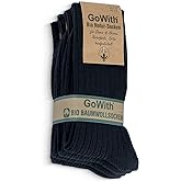 GoWith 4'l&uuml;-5'li%100 Doğal Pamuktan &Uuml;retilmiş, Yumuşak, &Ouml;n Yıkamalı, Dikişsiz, Cilt Dostu, Ribana &Ouml;rg&uuml;, Bio Naturel Kadın ve 