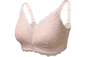 Sendyou ES66 Sostén con Bolsillos para Mujer Brasier mastectomía para protesis de Mama Hermoso Encaje