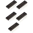 INVENTO 5Pcs SN74LS32N 7432 IC OR Gate Logic Gate, 74LS32, 2 Input, 8 mA, 4.75 V to 5.25 V, DIP-14