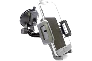 SCOZZI Uniwersalny uchwyt na telefon komórkowy na szybę samochodową przyssawkę szyba samochodowa uchwyt na telefon komórkowy uchwyt (kompatybilny z Samsung & iPhone) S20 S10 S9 S8 A71 A70 A51 A50 A40 M40 M30 12 11 X XS XR Plus Ultra Max Mini Pro