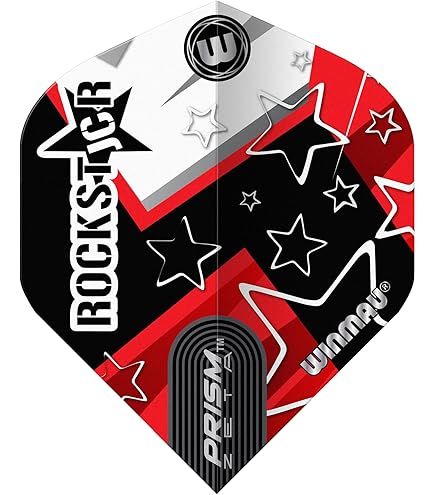 WINMAU Joe Cullen Prism Dart Flights - 5 Designs 100 Mikron