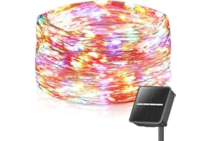 STANBOW Guirlande Lumineuse Solaire Extérieure, 26M 240 LED Guirlande Lumineuse Extérieure, Étanche avec 8 Modes d'éclairage Guirlande Lumineuse pour Balcon, Décoration de Jardin, Arbres, Terrasse (Coloré)