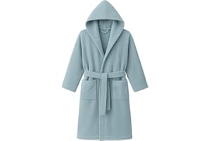 Leonardo Home - accappatoio uomo donna 100% cotone - accappatoio con Cappuccio in morbida spugna 100% cotone.