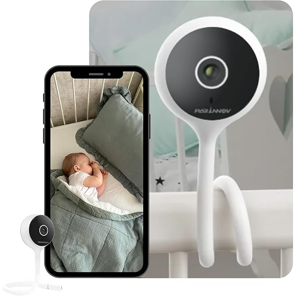 Baby Monitor Lionelo Care Babyline Smart - Videosorveglianza WiFi, App Mobile, Rilevamento Movimento E Suono, Visione Notturna, Comunicazione Bidirezionale - Foto 4