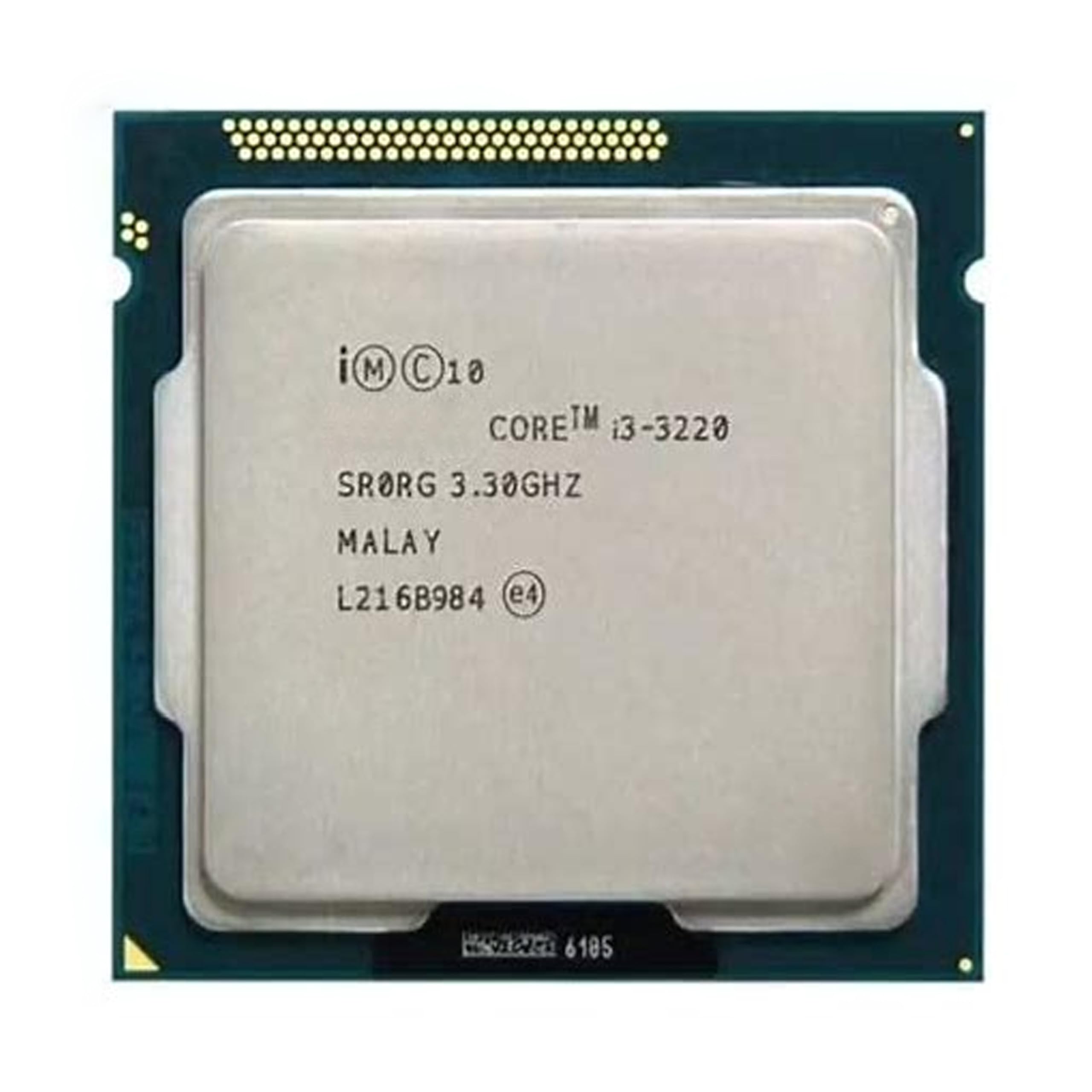 Core i3 3210/3220/3225/3240/3245/3250 3rd Generation, 2.8/2.9/3.0/3.2/3.3/3.4/3.5 GHz, LGA1155 Socket, 2 Cores, 4 Threads, 3 MB Cache, Desktop Processor, 1 Year Warranty (Silver)