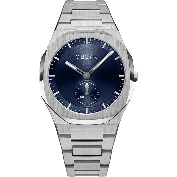 Buy Zeus - Silver Blue | Slim Mens Watch | Stainless Steel