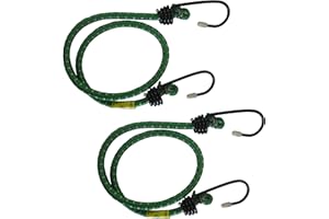 Connex Tensionatore per bagagli, Ø 8 x 600 mm, 2 pezzi, ganci in acciaio con rivestimento in PVC, estensibili e antistrappo, per tutti i tipi di carico, in gomma con 2 ganci/estensori