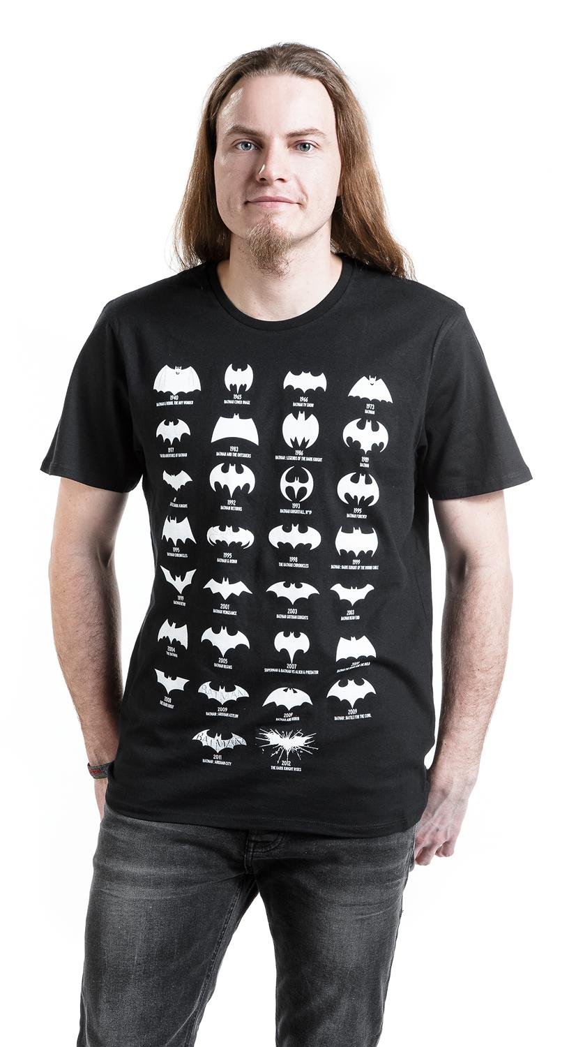 Batman-Herren-T-Shirt-All-Logo