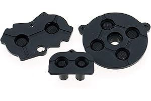 THE TECH DOCTOR Gameboy Advance Silicon Buttons Set for Nintendo Gameboy Advance (Black)