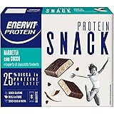 Enervit, Protein Snack al Cocco, Barrette Energetiche con Proteine del Latte e Fibre, per Mantenere il Tono Muscolare, con Ci