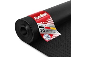 Floordirekt | Paillasson Caoutchouc | Tapis Isolant Antidérapant Antichoc | Effet Tôle larmée | Épaisseur 3 mm | 100 x 250 cm