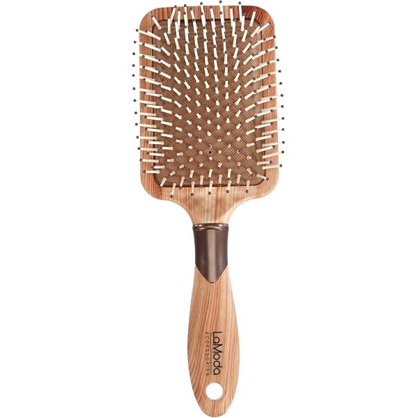 Flair Brush F84 Paddel-Haarbürste – Weiche Nylonborsten, Luftgepolstert, Für Alle Haartypen