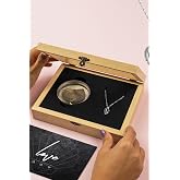 Gift Basket Valentine's Day Gift Oyster Necklace - Real Pearl Necklace Wooden Gift Box