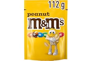 MARS M&M's Peanut Chocolate Pouch, 112g, (Pack of 1)